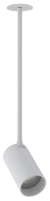 NOWODVORSKI Zápustné závesné LED bodové osvetlenie MONO SURFACE LONG M, 1xGU10, 10W, biele