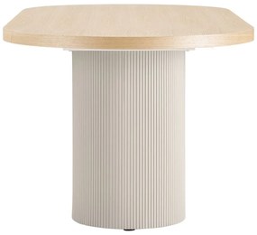 Jedálenský stôl s doskou v dekore jaseňového dreva 100x220 cm Solva – House Nordic