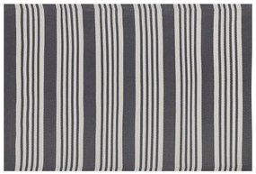 Vonkajší koberec 120 x 180 cm čierna/sivá DELHI Beliani