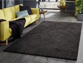 Koberec Shaggy 160x230 cm, antracitový%