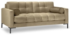 Béžová zamatová pohovka Cosmopolitan Design Bali