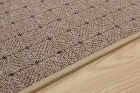 Condor Carpets 120x120 cm Kusový koberec Udinese béžový new štvorec, béžová, chodba / predsieň