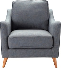 Kreslo Venuste denim blue/brown
