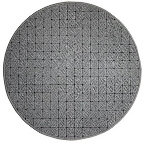 Vopi koberce Kusový koberec Udinese sivý kruh - 57x57 (priemer) kruh cm