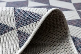 Koberec SIZAL SION geometric 22373 ecru/nebeský/rúž