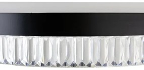 LED Stmievateľný luster na lanku LED/80W/230V 3000-6500K čierna + diaľkové ovládanie