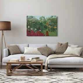 Obraz - Henri Rousseau, Tropical Forest with Monkeys, reprodukcia (90x60 cm)