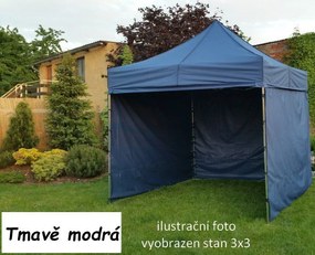 Tradgard PROFI STEEL 57108 Záhradný párty stan 3 x 6 - tmavo modrá