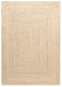 Obojstranný/ručne tkaný jutový koberec vo svetloprírodnej farbe 160x230 cm Sharmila Natural White – Hanse Home