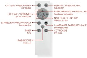 Telefunken 319106TF - LED RGBW Stmievateľné svietidlo LED/24W/230V + DO
