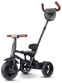 QPlay - Detská trojkolka 6v1 RITO DELUXE sivá
