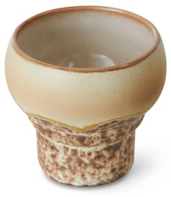 HK living Kameninový hrnček 70's Lungo Coral 200 ml – set 2 ks