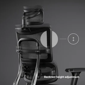 Kancelárska ergonomická stolička Diablo V-Master, čierno-šedá