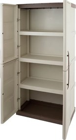 Plastová skriňa S Line, vysoká, 700 x 390 x 1650 mm
