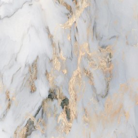 Ozdobný paraván Zlatý mramorový kámen - 110x170 cm, trojdielny, obojstranný paraván 360°