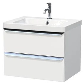 Kúpeľňová skrinka s umývadlom Naturel Pavia 65x53x49 cm biela mat PAVIA365ZCR, 1 ks