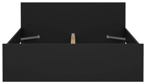 Čierna dvojlôžková posteľ 160x200 cm Naia – Tvilum