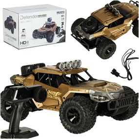 RC terénne driftové auto KIK 1:16, hnedé