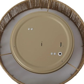 Japandi stropné svietidlo prírodné s tienidlom 38cm 2-svetlá - Luz