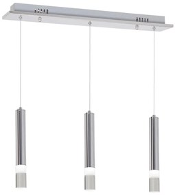 LED Luster na lanku ICE 3xLED/5W/230V
