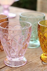 Set 6ks farebných pohárov na vodu Saint-Émilion - Ø 8*10 cm / 200ml