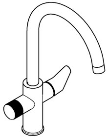 GROHE 30592000 - Drezová batéria BLUE PURE StartCurve 411 mm lesklý chróm