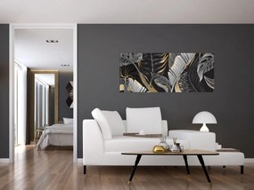 Obraz - Zlatá džungľa (120x50 cm)