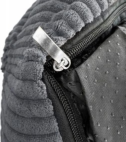 Pelech pre psa / mačku M - Menčester gaučík - tmavá sivá