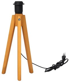 Stolná lampa ALBA 1xE27/15W/230V čierna/dub