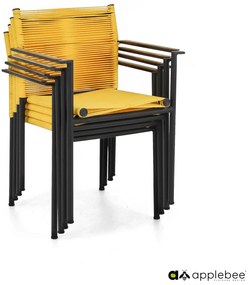 Jakarta jedálenská stolička žltá