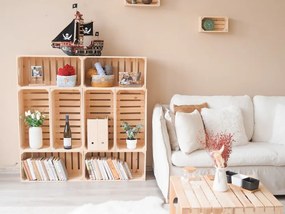 ČistéDrevo Drevená debnička 60 x 30 x 24 cm