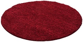 Ayyildiz koberce Kusový koberec Life Shaggy 1500 red kruh - 200x200 (priemer) kruh cm