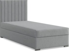 Čalúnená posteľ AGEN 90×200 cm svetlosivá
