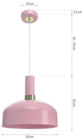 Luster na lanku MALMO 1xE27/60W/230V