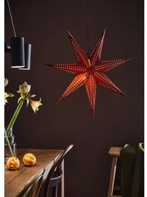 Markslöjd 705808 - Vianočná dekorácia EMBLA 1xE14/25W/230V pr. 75 cm červená