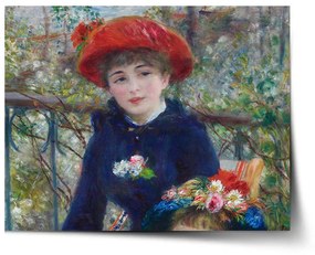 Sablio Plagát Dve sestry (Na terase) - Pierre-Auguste Renoir - 60x40 cm