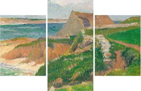 Obraz - Henri Moret, The Island of Raguenez, Brittany, reprodukcia (90x60 cm)