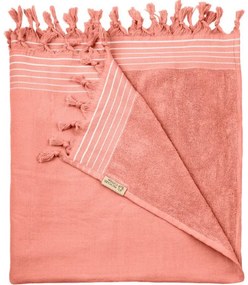 Plážová osuška WALRA koralová 90 x 180 cm, 100% bavlna