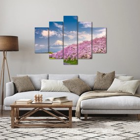 Obraz - Japonská jarná krajina (150x105 cm)