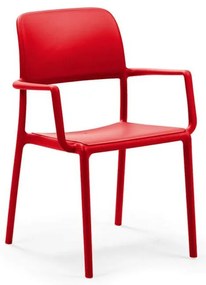 Stima Plastové kresielko RIVA Vyberte odtieň ->: Rosso - červená