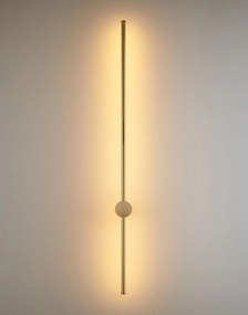 Nástenné svietidlo moderné zlatý lesk Sparo 100 cm