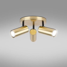 Stropné bodové svietidlo Colly 3x 15 W Zlatý PL3