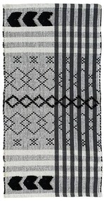 Bavlnený koberec Chindi 0,6/1,2 CR-1281 čierna