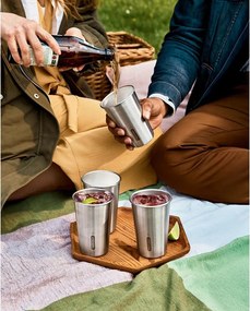 Cestovný hrnček z nehrdzavejúcej ocele v striebornej farbe 500 ml – Black + Blum