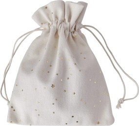 PACK-A-BAG Taštička hviezdy 14 x 18 cm - zlatá