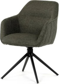 Jedálenská stolička Autronic 59x83 cm zelená látka HC-536 GRN2