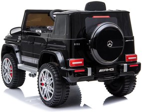 Detské elektrické autíčko na diaľkové ovládanie BestBerg BBCC-60B - Mercedes-Benz AMG G63 / od 3 rokov / nosnosť 25 kg / čierna