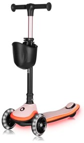 Lionelo - Detská kolobežka MEY 3xAAA Pink Rose