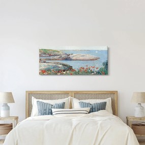 Obraz - Childe Hassam, Poppies,  Isles of Shoals, reprodukcia (120x50 cm)