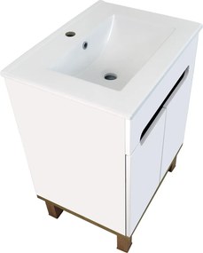 Comodo Kúpeľňová skrinka s keramickým umývadlom Orion W 60